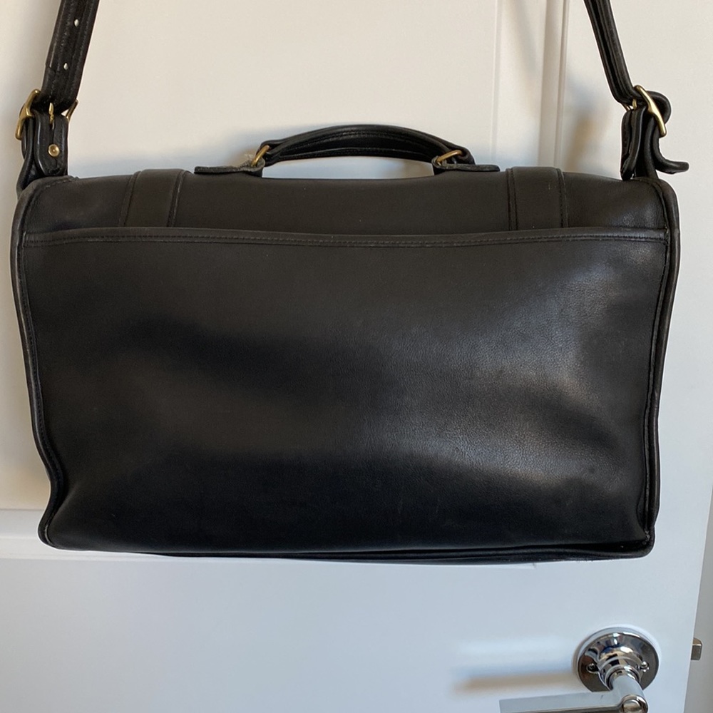 Vintage Coach Leather Messenger Bag - Picture 3 of 9